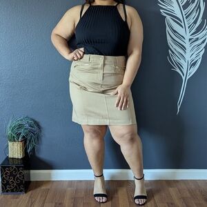 Jones New York Signature Tan Skirt